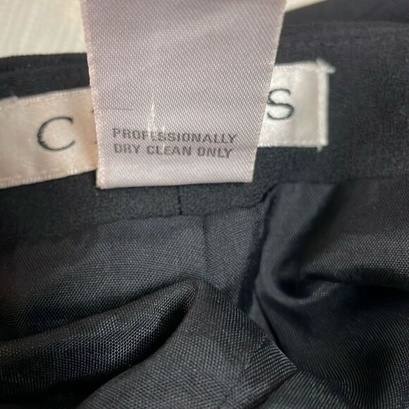 CHAUS Women’s Black Lined Dress Pants Button Zip Belt Loops Size 16 - Picture 7 of 7